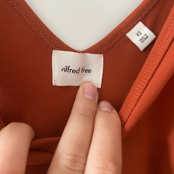 NWT Wilfred FREE Rhône Jumpsuit (Divinity Romper Full Length) XS - Picture 5 of 5